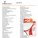 Atrium Group Supplier List