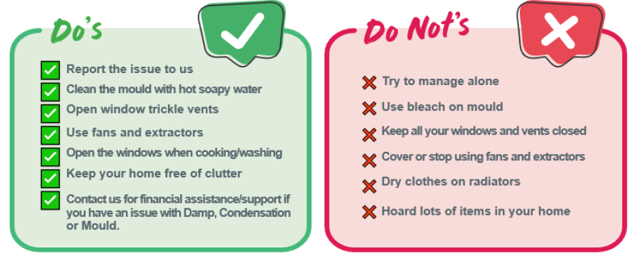 Condensation dos and don'ts